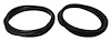 Glass Channel, Rear Side Window: Curved 55-57 Chevrolet, Pontiac, 4 Door Station Wagon - image 1