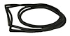 Glass Channel, Rear Side Window: Curved 55-57 Chevrolet, Pontiac, Except Nomad And Safari, 2 Door Station Wagon - image 1