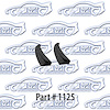 Vertical Seal, Side Sliding Window 55-57 Chevrolet Nomad, Pontiac Safari, Station Wagon - image 1