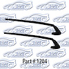 Door J Weatherstrip With Clips 55-57 Chevrolet, Pontiac, All Models - image 1