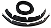 Glass Setting Channel, Doors Only 55-57 Chevrolet, Pontiac Safari, Oldsmobile, 2 Door Hardtop - image 1