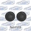Spare Tire Well Plugs 55-57 Chevrolet 150 210 Belair, Pontiac Chieftain, Starchief, Super Chief, Oldsmobile - image 1