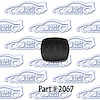 Emergency Brake Pedal Pad W/ Inverted Letter 58-64 Chevrolet Delray Biscayne Belair Impala - image 1
