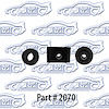 Body Mounts 59 Chevrolet Biscayne Belair Impala, Except Convertible - image 1