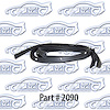 Roofrail Weatherstrip W/ Clips 59-60 Chevrolet, Cadillac, Pontiac, Oldsmobile, Buick, 2 Door Hardtop - image 1