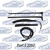 Weatherstrip Kit For Convertible Top With Header Seal - image 1