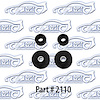 Frame To Body Mount Kit Chevrolet Biscayne, Bel Air, and Impala - image 1