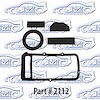 Heater Box Kit Non A/C, 7 Piece