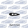 Antenna Gasket - Right, Rear 61-62 Chevrolet Biscayne Beltis Imapala - image 1