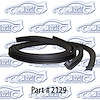 Roofrail Weatherstrip W/ Molded Ends 61 Chevrolet, Buick, Oldsmobile, Pontiac 2 Door Hardtop - image 1