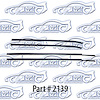 Window Weatherstrip Replacement Style 61 Chevrolet Impala - image 1