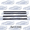 Window Weatherstrip Replacement Style 61-62 Chevrolet Impala, Convertible - image 1