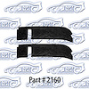 Bumper Seals - Outer, Rear 62 Chevrolet Biscayne Belair Impala - image 1