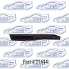 Windshield Post Drain Gutters 61-62 Chevrolet Biscayne Belair Impala, 2 Door 4 Door Hardtop Sedan Convertible Station Wagon - image 1