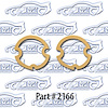 Taillight Gaskets 62 Chevrolet Full Size Only - image 1