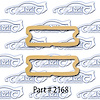 Park Light Lens Gasket 64 Chevrolet Biscayne, Belair, Impala, Chevelle, El Camino, Malibu - image 1