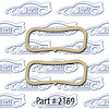Park Lamp Housing Gaskets 64 Chevrolet Biscayne, Belair, Impala - image 1