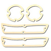 Lens Gasket Kit: 8 Piece Parklight, Taillight, Backup, Brake - image 1
