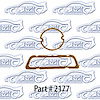 Lens Gasket Kit: 8 Piece Parklight, Taillight, Brake, Backup - image 1