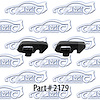 Hood Side Bumpers 66-72 Chevrolet Biscayne, Belair, Impala, Caprice, Cadillac, Oldsmobile, Buick, Pontiac - image 1