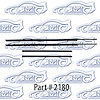 Window Weatherstrip Replacement Style 63-64 Chevrolet Impala 2 Door Hardtop - image 1