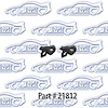 Hood Side Bumpers 62 Chevrolet Biscayne, Impala, Bel Air - image 1