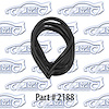 Glass Channel - Rear 63-64 Chevrolet Impala, Cadillac, Oldsmobile 88/98, Buick, Pontiac 4 Door Hardtop - image 1