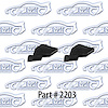 Upper Vent Window Bumpers 63-64 Impala, Bonneville, Catalina, Oldsmobile 88/98, Lesabre, Electra 225, Deville Convertible - image 1