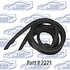 Roofrail Weatherstrip 71-74 Chevrolet Caprice, Impala, Buick Lesabre, Centurion, Oldsmobile 88, Pontiac 4 Door Hardtop - image 1