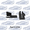 Quarter Window U-Jamb Seals 67-68 Olds 88/98, Pontiac 68 Cadillac Electra, Eldorado 68 Caprice, Buick ALL 2 Dr. - image 1