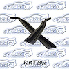 Quarter Window Seals 67-68 Chevrolet Impala, Cadillac, Oldsmobile, Buick Lesabre, Wildcat, Pontiac 2 Door Hardtop - image 1