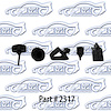 Bumper Kit 63-64 Chevrolet Biscayne, Bel Air, Impala - image 1
