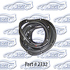 Door Weatherstrip W/ Clips 65-66 Chevrolet Biscayne, Belair, Cadillac, Oldsmobile, Buick, Pontiac 2 Door Sedan - image 1
