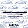 Window Weatherstrip Replacement Style 66 Chevrolet Impala, Convertible - image 1