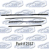 Window Weatherstrip Replacement Style 66 Chevrolet Impala 2 Door Hardtop - image 1