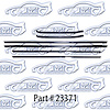 Window Weatherstrip Replacement Style 66 Chevrolet Caprice Custom 2 Door Hardtop - image 1
