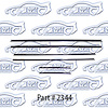 Window Weatherstrip Replacement Style 68 Chevrolet Caprice, 2 Door Hardtop - image 1