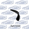 Glass Run Channel - Front Window 65-68 Chevrolet, Cadillac, Oldsmobile, Buick, Pontiac 2 Door Hardtop Convertible - image 1