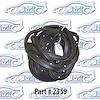 Door Weatherstrip W/ Clips 77-84 Chevrolet, Oldsmobile, Cadillac, Buick, Pontiac 2 Door Sedan - image 1