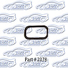 License Light Gasket 66-72 Chevrolet II Nova, Biscayne, Bel Air, Impala, Chevelle, Camaro, Pontiac Firebird - image 1