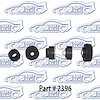 Body Mount Kit 69-70 Chevrolet Impala 2 Door Hardtop, Sedan - image 1
