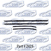 Window Weatherstrip Replacement Style - Outer Only 71-75 Chevrolet Impala, Caprice Convertible - image 1