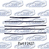 Window Weatherstrip - Original Style W/ Round Bead 65-66 Chevrolet Impala 4 Door Hardtop - image 1