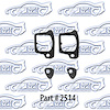 Door Handle Gaskets 71-76 Buick Lesabre, Electra, Oldsmobile 98/88 - image 1