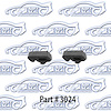 Hood Side Bumper - 2 Pr. Required 67-69 Chevrolet Camaro, Chevelle - image 1