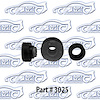 Body Mount Set - W/ Steel Sleves 67-72 Chevrolet Camaro, Pontiac Firebird - image 1