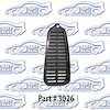 3026 Door jamb louver 68-69 Chevrolet Camaro, Pontiac Firebird, 2 Door Hardtop Convertible - image 1