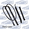 Weatherstrip kit for convertible top 67-69 Chevrolet Camaro, Pontiac Firebird - image 1