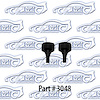 Headlight Door Bumpers 68-69 Chevrolet Camaro RS Only - image 1