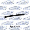 Bumper Guard Cushion - Front 67-69 Chevrolet Camaro - image 1
